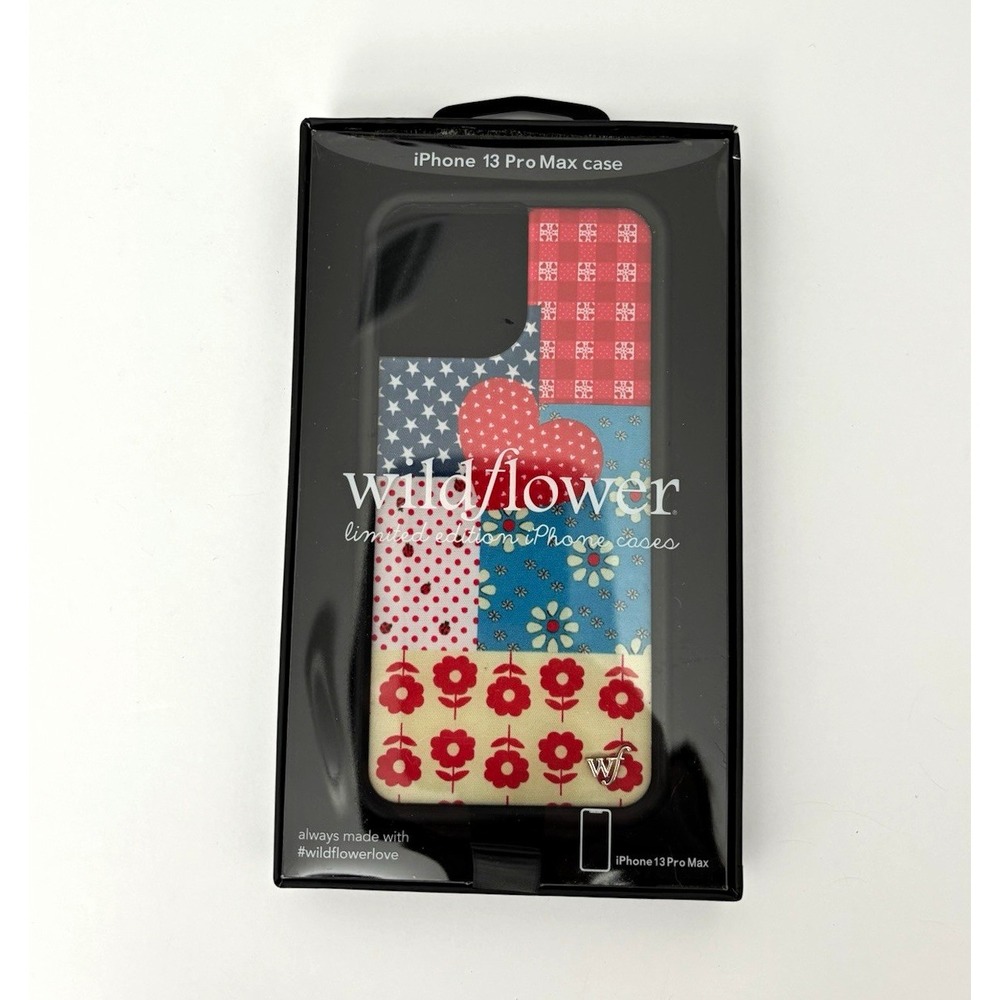 Wildflower Multicolor Patchwork Floral Back Case for Apple iPhone 13 Pro Max